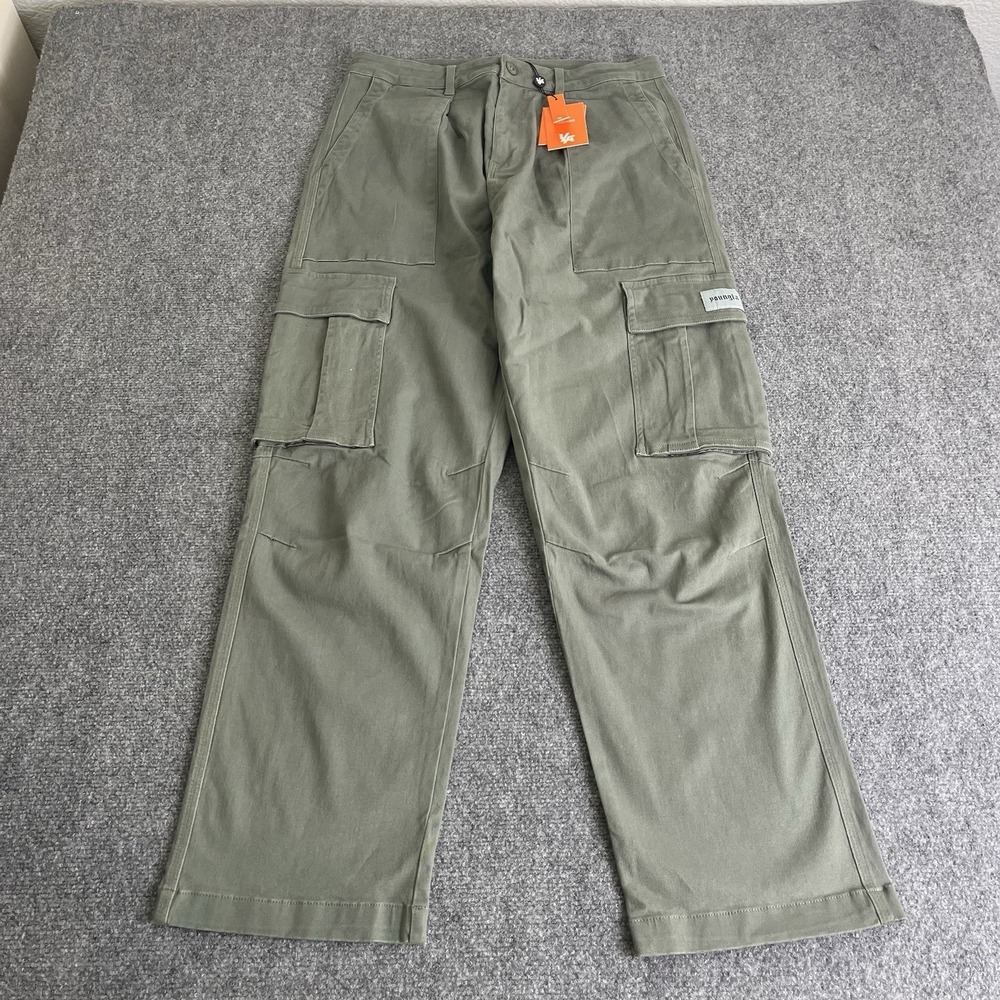 YoungLA‎ 627 Convoy Cargo Pants Sage Green NWT 38L Men's Stretch Utility